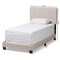 Baxton Studio Brookfield Modern Beige Twin Size Bed 138-7593 - alternate 7
